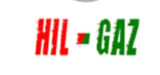 HIL-GAZ logo with red and green text and small red square separator