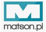 Matson.pl logo featuring a teal stylized M inside a rectangle above the text matson.pl